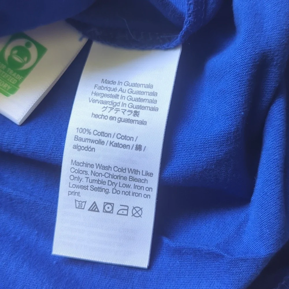 J. Crew Aspen Broken in Jersey Graphic T-Shirt Regal Blue Womens XS‎ Cotton NWT